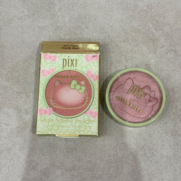 Pixi x Hello Kitty Glow-y Powder Friendly Blush 0.35 oz - Picture 2 of 5